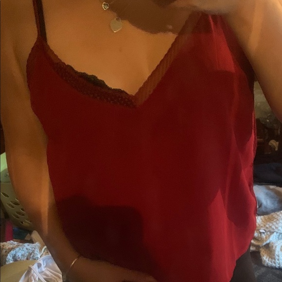 Forever 21 Red Lace Camisole - Picture 4 of 5